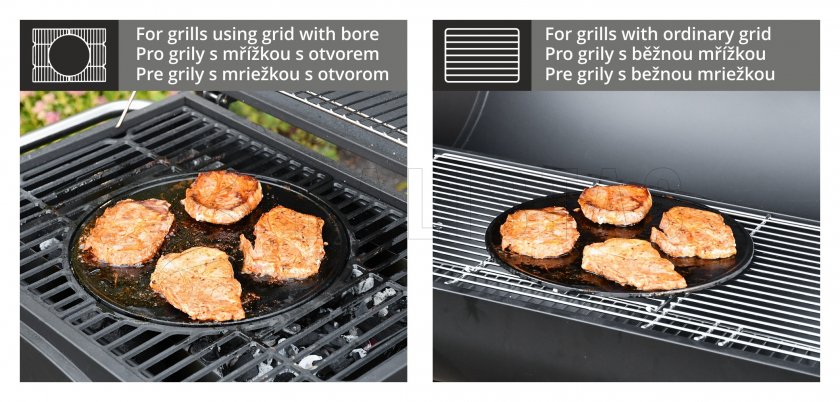 Grill plate round cast iron (for ROYAL CLASSIC and ROYAL GRANDE grills)