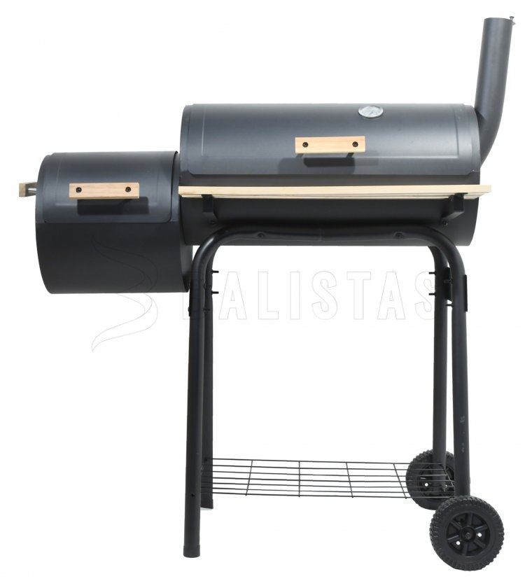 SMOKIE charcoal grill with smokebox