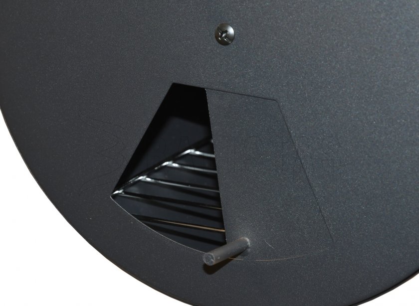 SMOKIE charcoal grill with smokebox