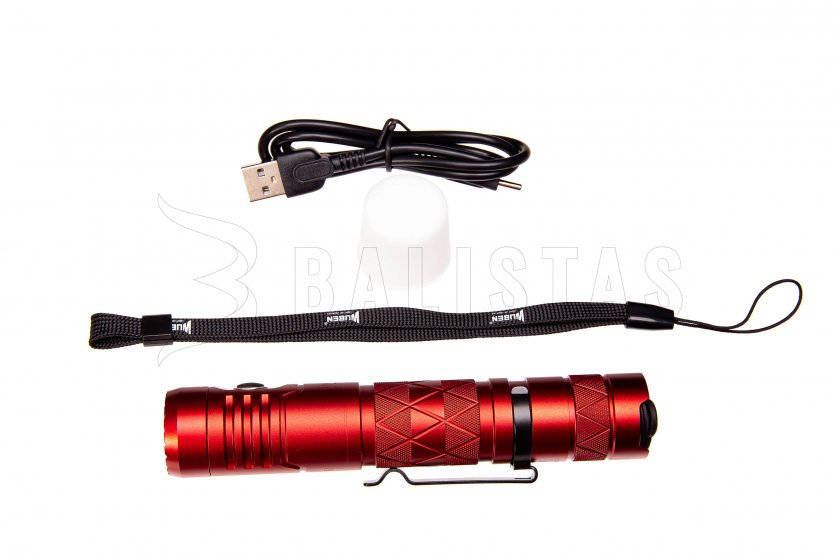 Flashlight Wuben E12R Red
