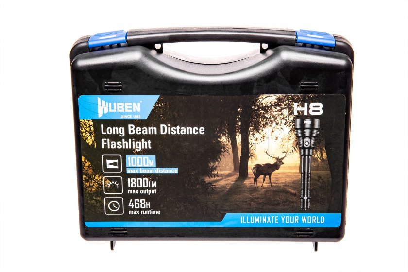 Flashlight Wuben H8 set