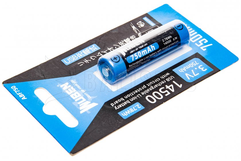 Battery Wuben 14500B Li-Ion 750mAh