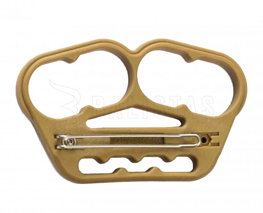 Klasik Knuckle Duster With Pocket Clip Sand