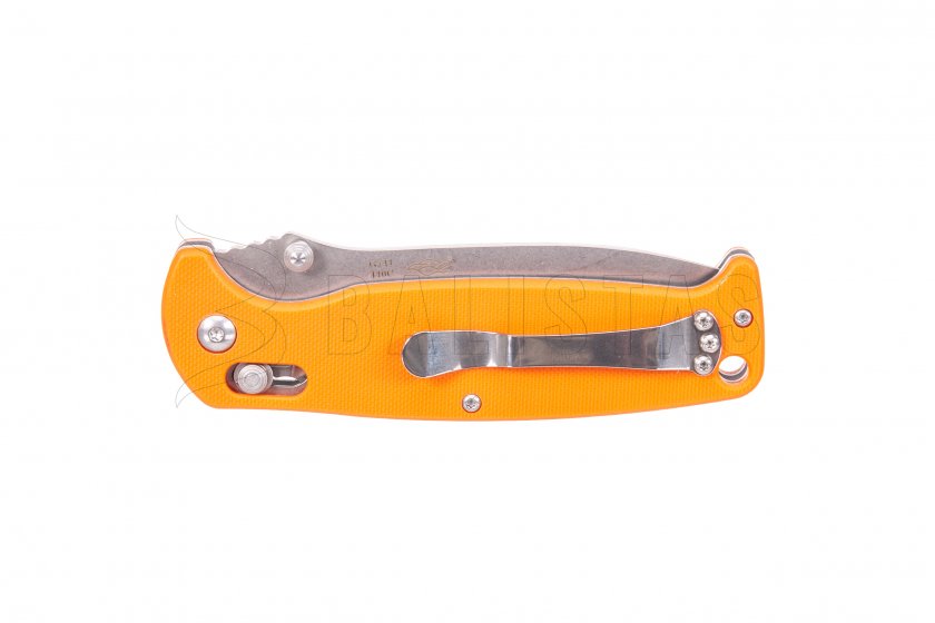Ganzo G7412 orange closing knife with whistle