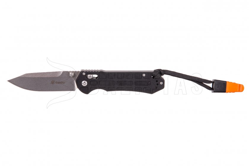 Ganzo G7452P Black with Whistle