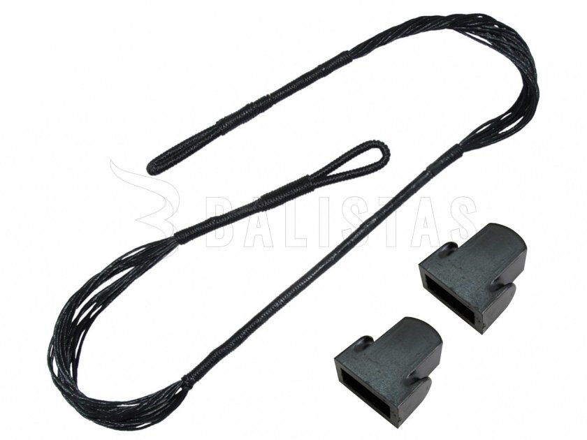 80lb pistol crossbow bowstring with end caps