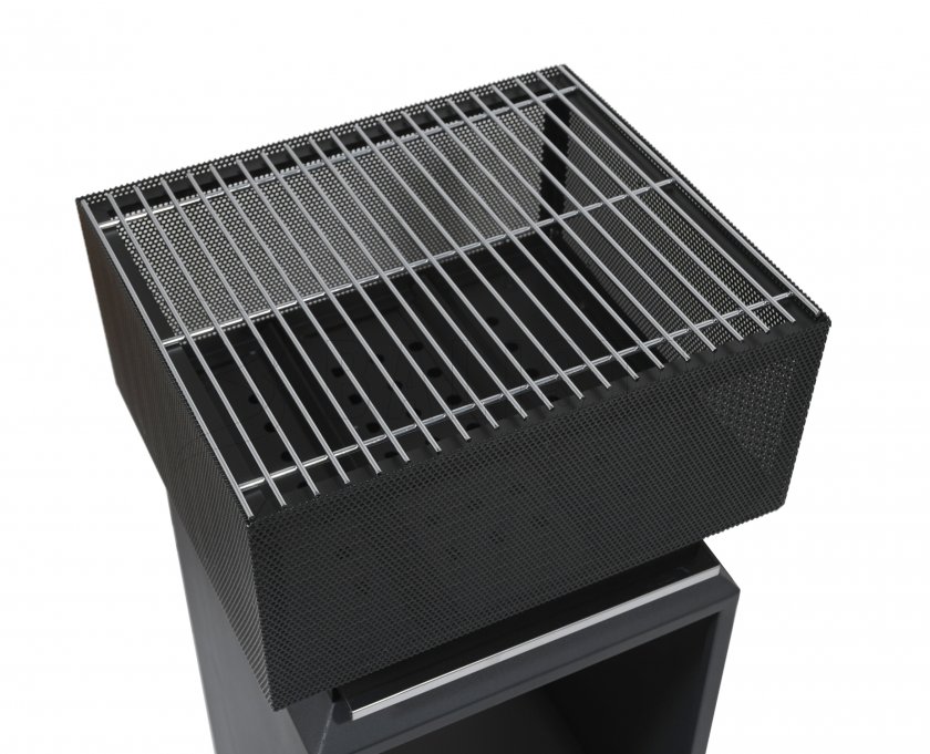 CUBE Fire Pit with Grate 74cm