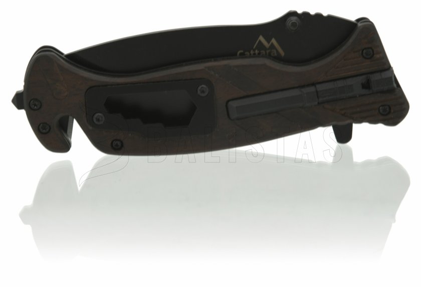 Closing knife BLACK BLADE with safety lock 21,7cm