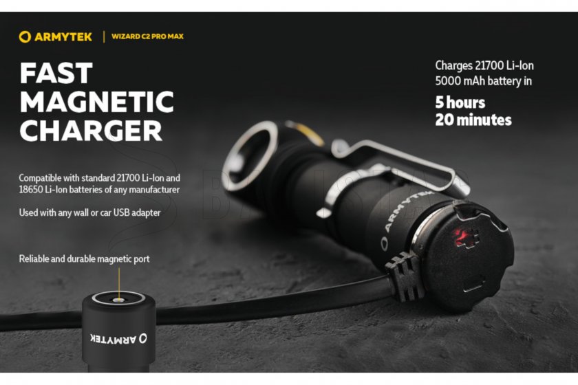 Čelovka Armytek Wizard C2 Pro MAX 8