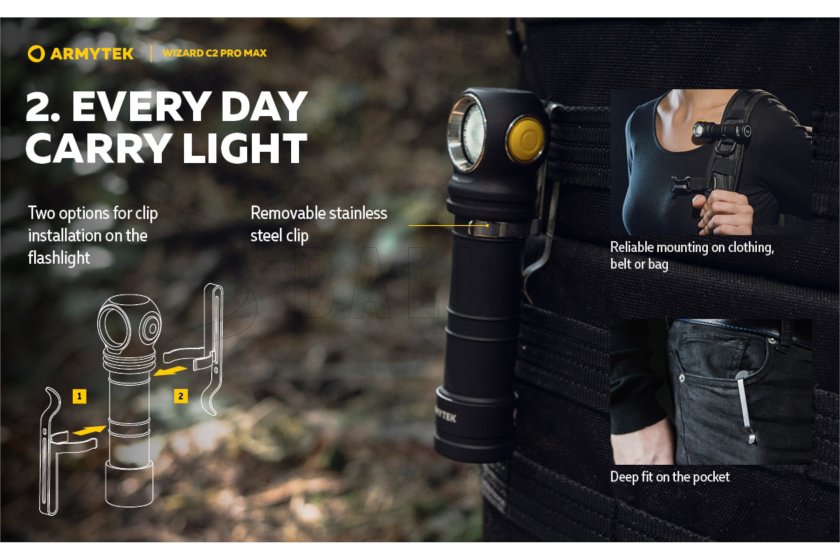Čelovka Armytek Wizard C2 Pro MAX 17