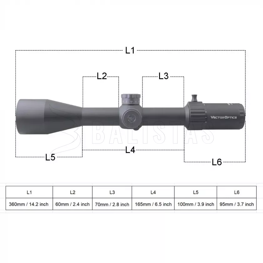 Puškohled Vector Optics Marksman 6-24X50 FFP MRAD 7.webp