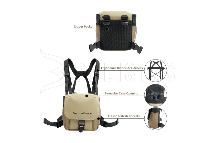 Brašna na dalekohled Vector Optics Harness Pro béžová 08.jpg