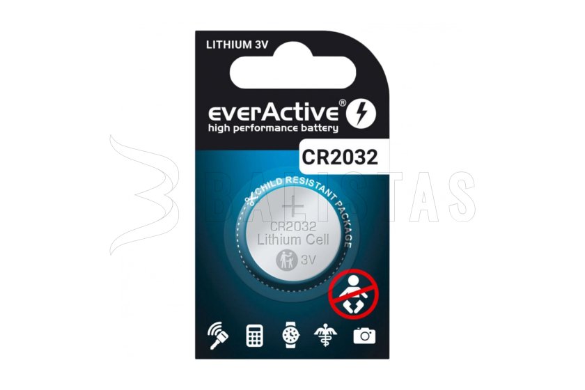Battery everActive CR2032 2
