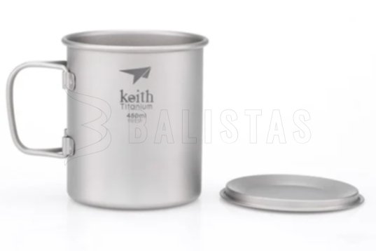 Titanium Mug Keith with Lid 450ml 6