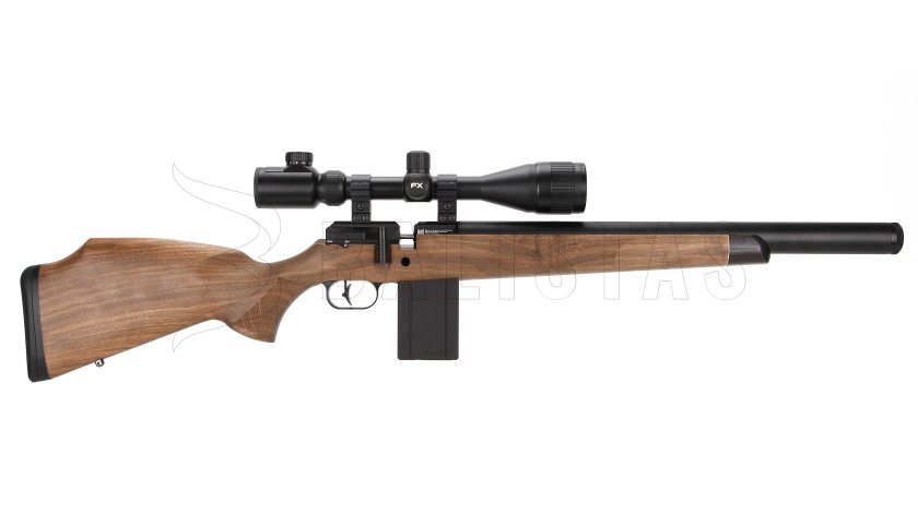 Air Rifle FX DRS 500mm Walnut Grade 2 6.35mm 9