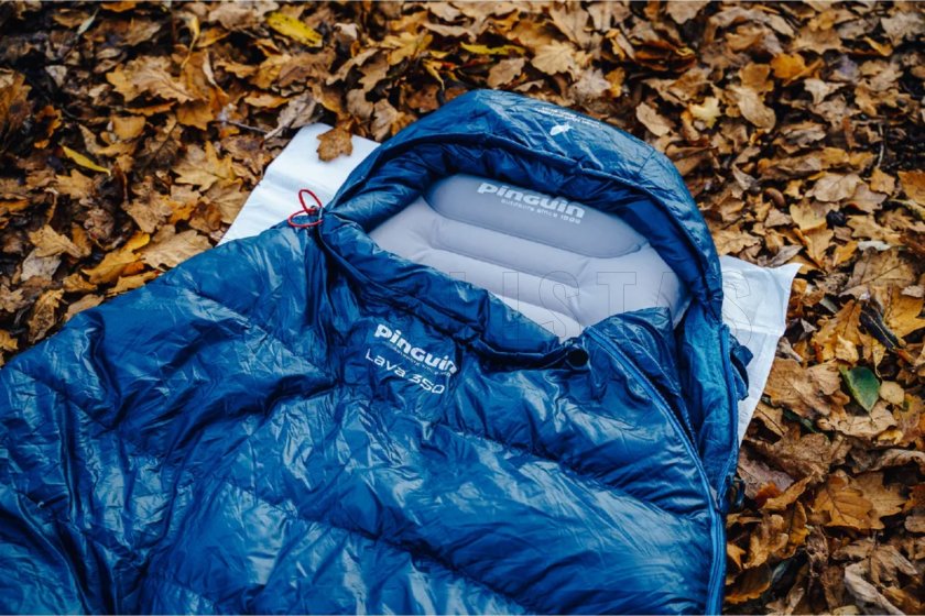 Sleeping Bag Pinguin Lava 350 175cm Blue Right 11