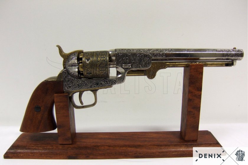 Replica Colt Navy 1851 – brass 2