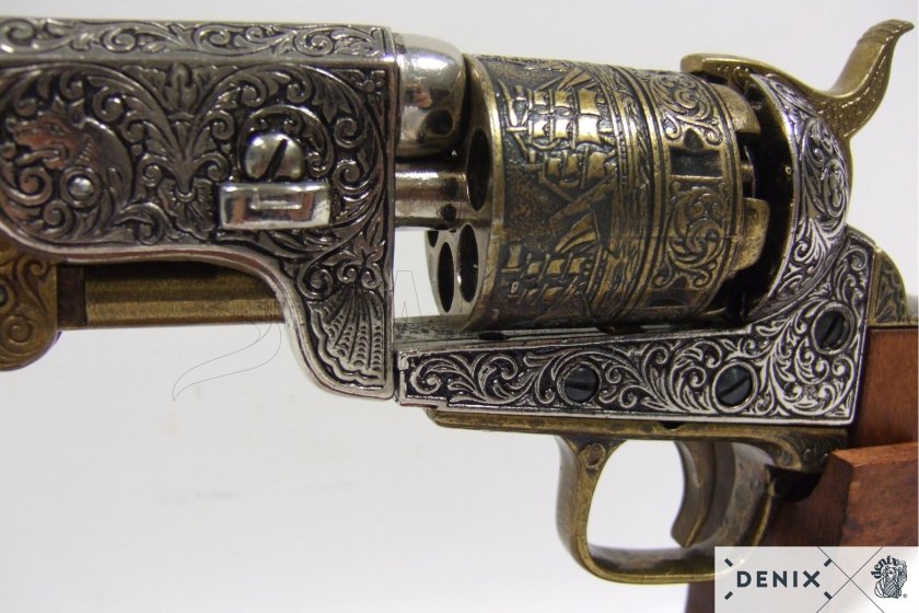 Replica Colt Navy 1851 – brass 8