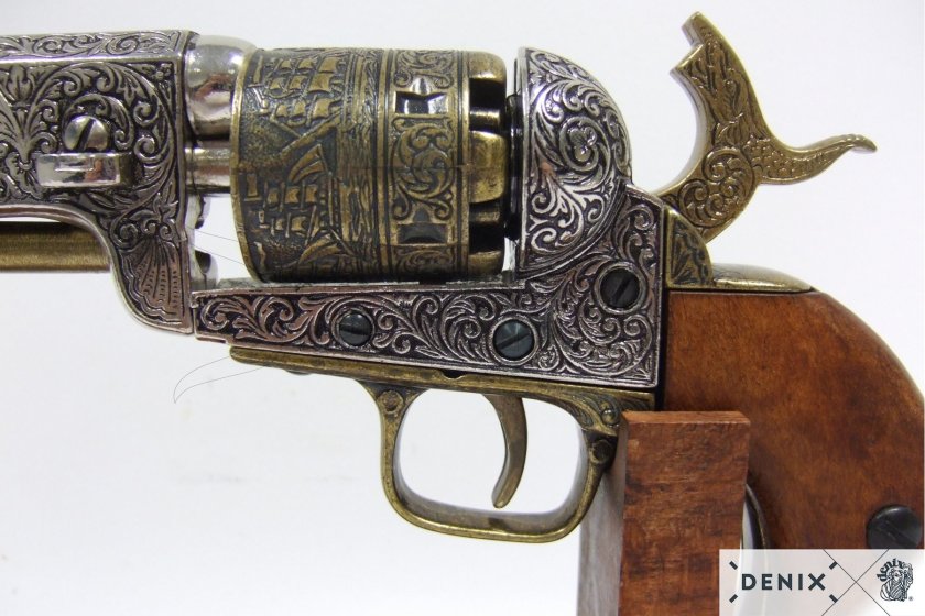 Replica Colt Navy 1851 – brass 10