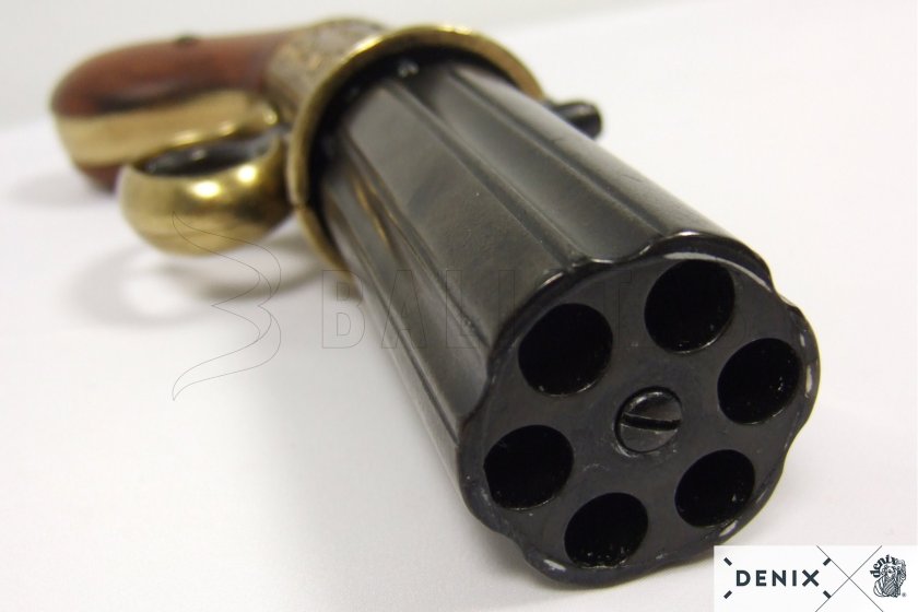 Pepperbox Replica – six-barrel revolver, England 1840 5