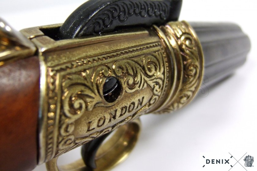 Pepperbox Replica – six-barrel revolver, England 1840 4