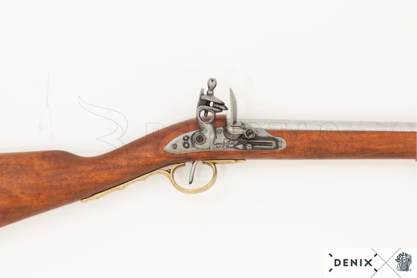 Replica French Flintlock Rifle with Bayonet, 1806 3