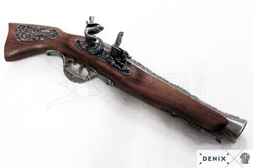 Flintlock Pistol Replica Blunderbuss, Austria 18th Century 6