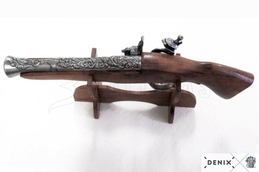 Flintlock Pistol Replica Blunderbuss, Austria 18th Century 9
