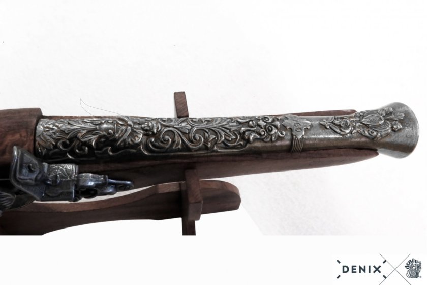 Flintlock Pistol Replica Blunderbuss, Austria 18th Century 5