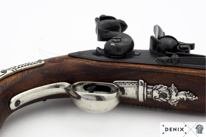 Replica Flintlock Pistol of General George Washington, England, 18th Century 14