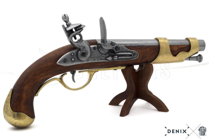 French Cavalry Pistol Replica, France 1806 4