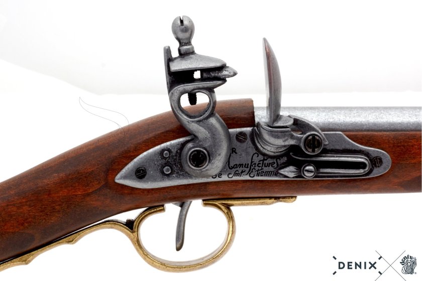Replica French Flintlock Rifle, France 1806 12