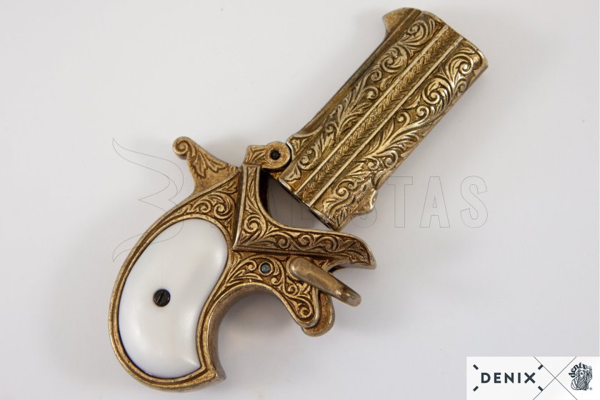 Double-Barreled Derringer Replica, USA 1866 7