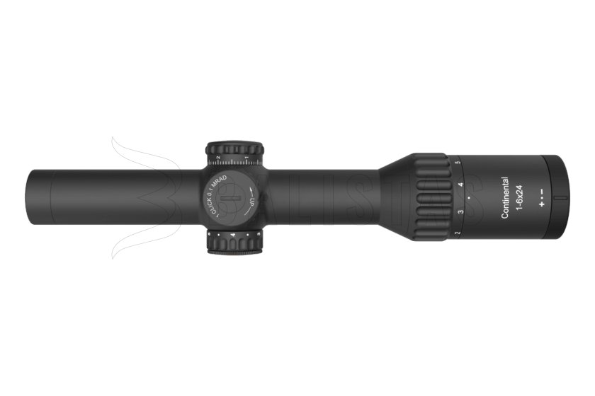 Riflescope Vector Optics Continental x6 1-6x24i SFP VEC-FDR Fiber MIL 6
