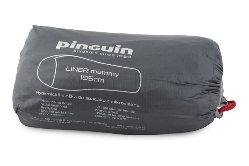 Sleeping Bag Liner Pinguin Liner Mummy 195cm 5
