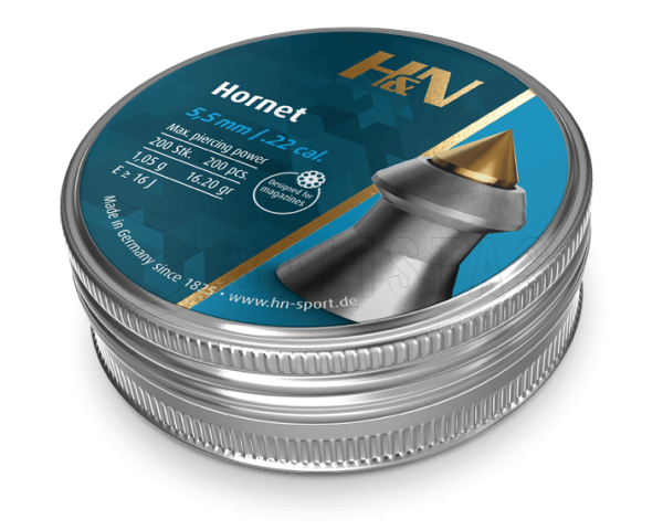 H&N Hornet 5,5mm/.22 1.05g/16.20gr