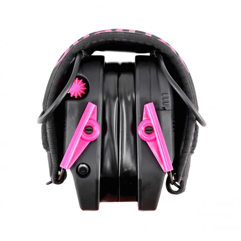 Electronic Shooting Ear Defenders RealHunter Active ProSHOT QuadTAC Devil Pink 5