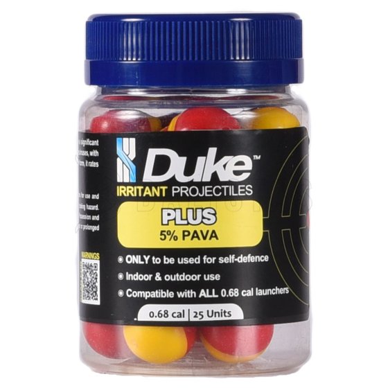 Duke Plus Irritant Projectile .68 25 pcs