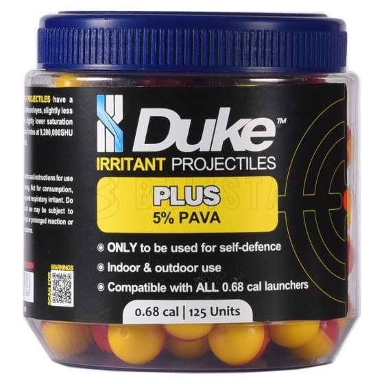 Duke Plus Irritant Projectile .68 125 pcs