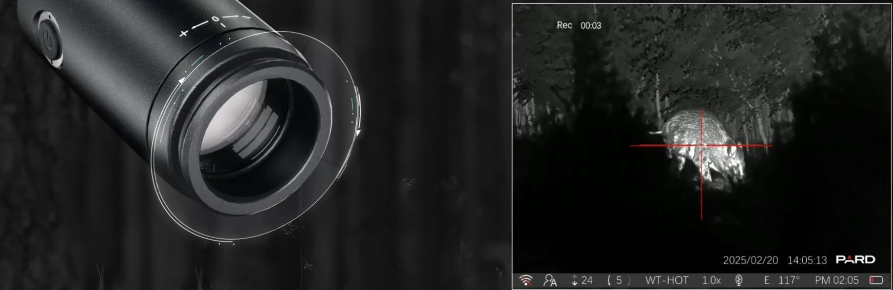 Thermal imaging scope PARD PANTERA Q 256