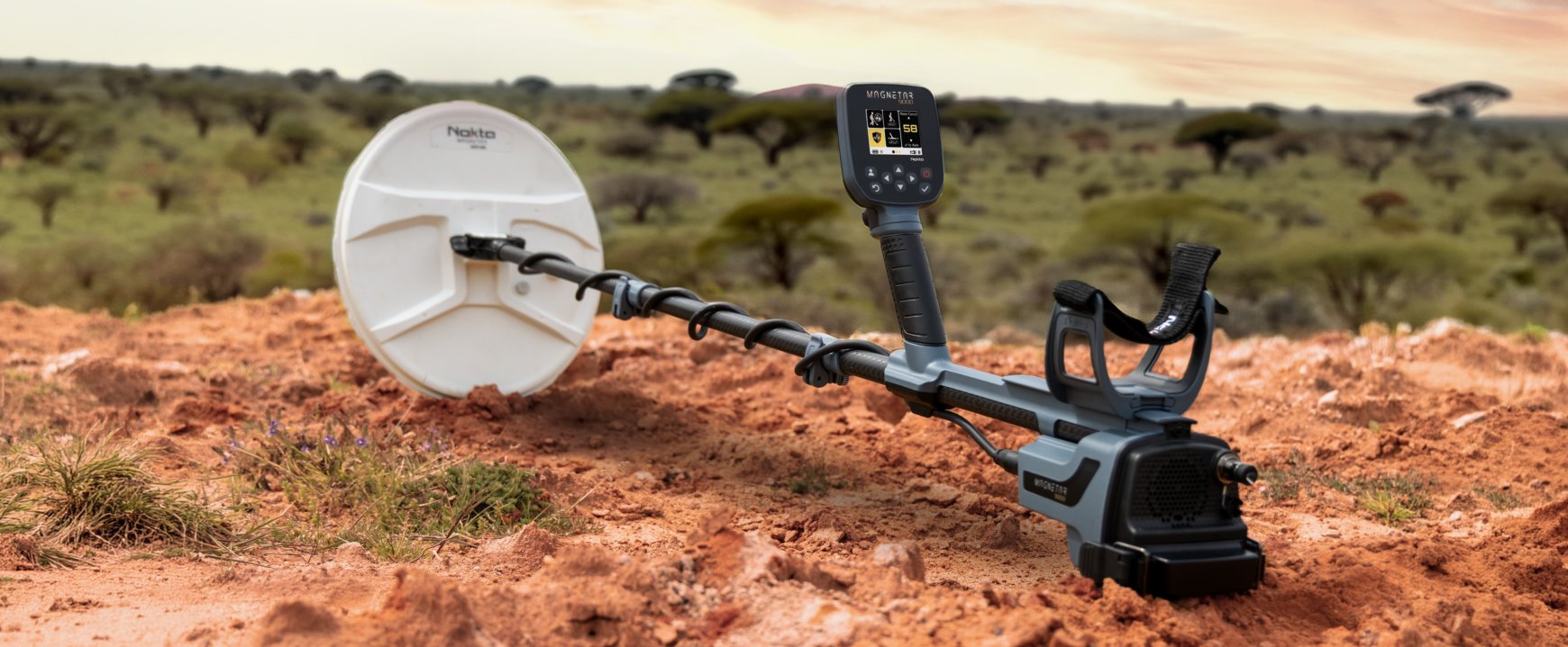 Pulse induction metal detector Nokta MAGNETAR 9000 text 1